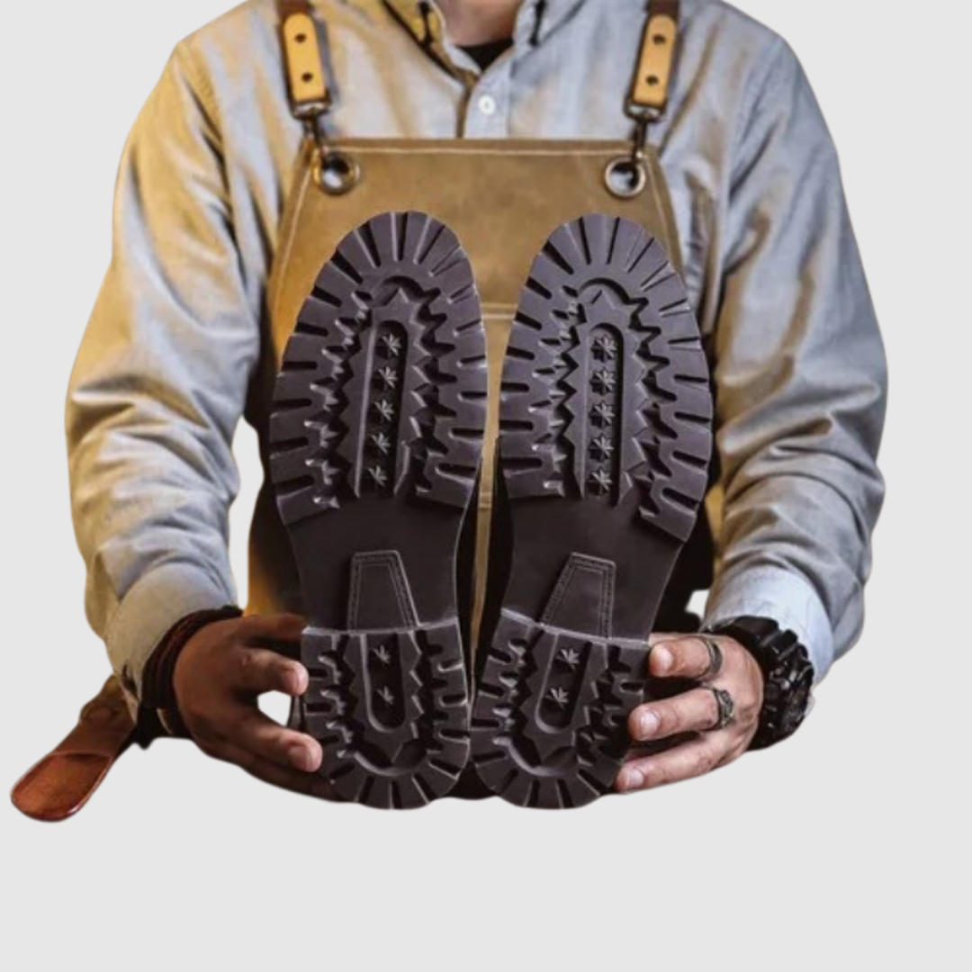 Frederik – Izturīgas vīriešu kurpes no ādas ar rupju zoli