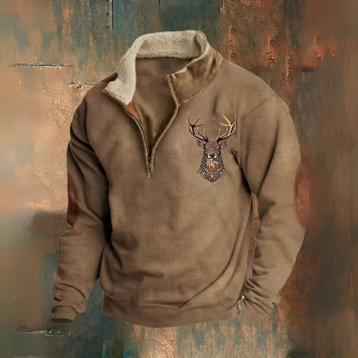 Laurent | Pulovers ar pusi rāvējslēdzēju