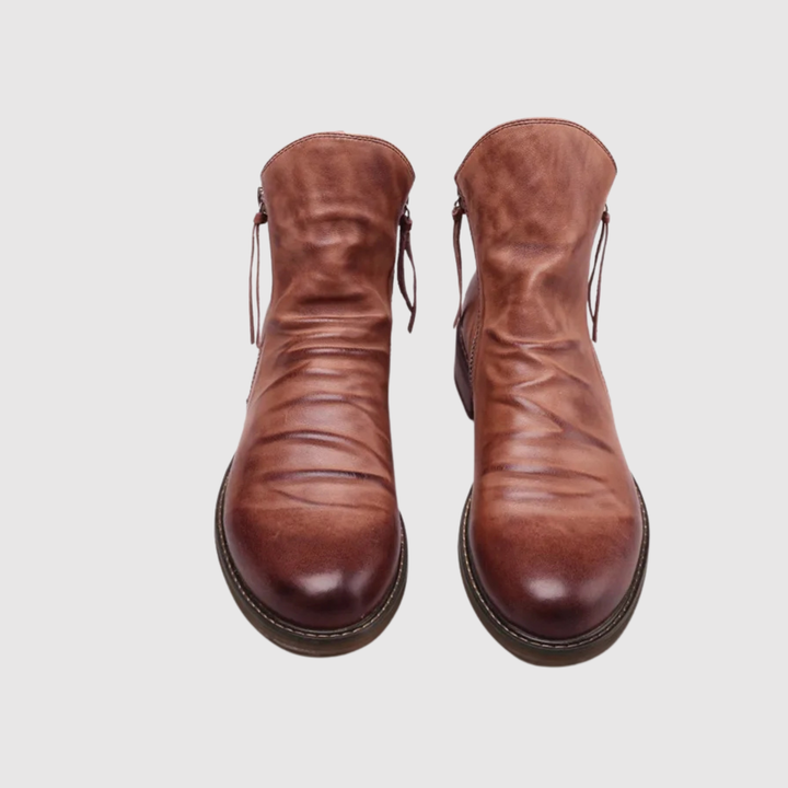 Henrik – Ādas Chelsea Zābaki ar Rāvējslēdzēju