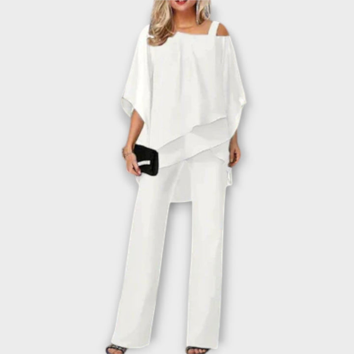 Šifona vakara komplekts