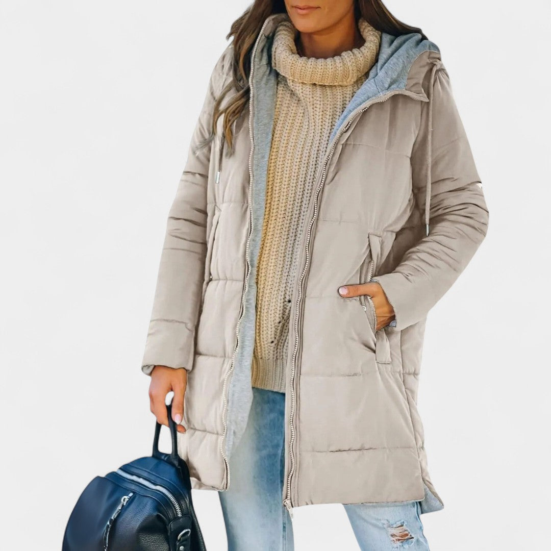 Madara – Ikdienas puffa mētelis ziemas siltumam