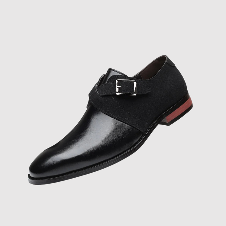 Henrik – Dubultā Monkstrap kurpes ādas un zamša