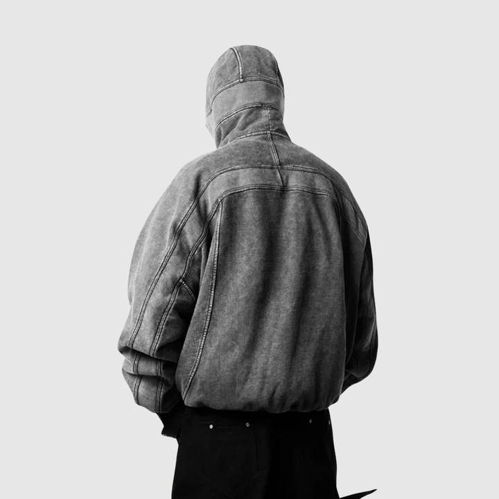 Klaus – Liela izmēra kapuce ar pilnu rāvējslēdzēju