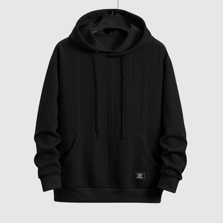 Klaus – Hoodie ar strukturētu adījumu