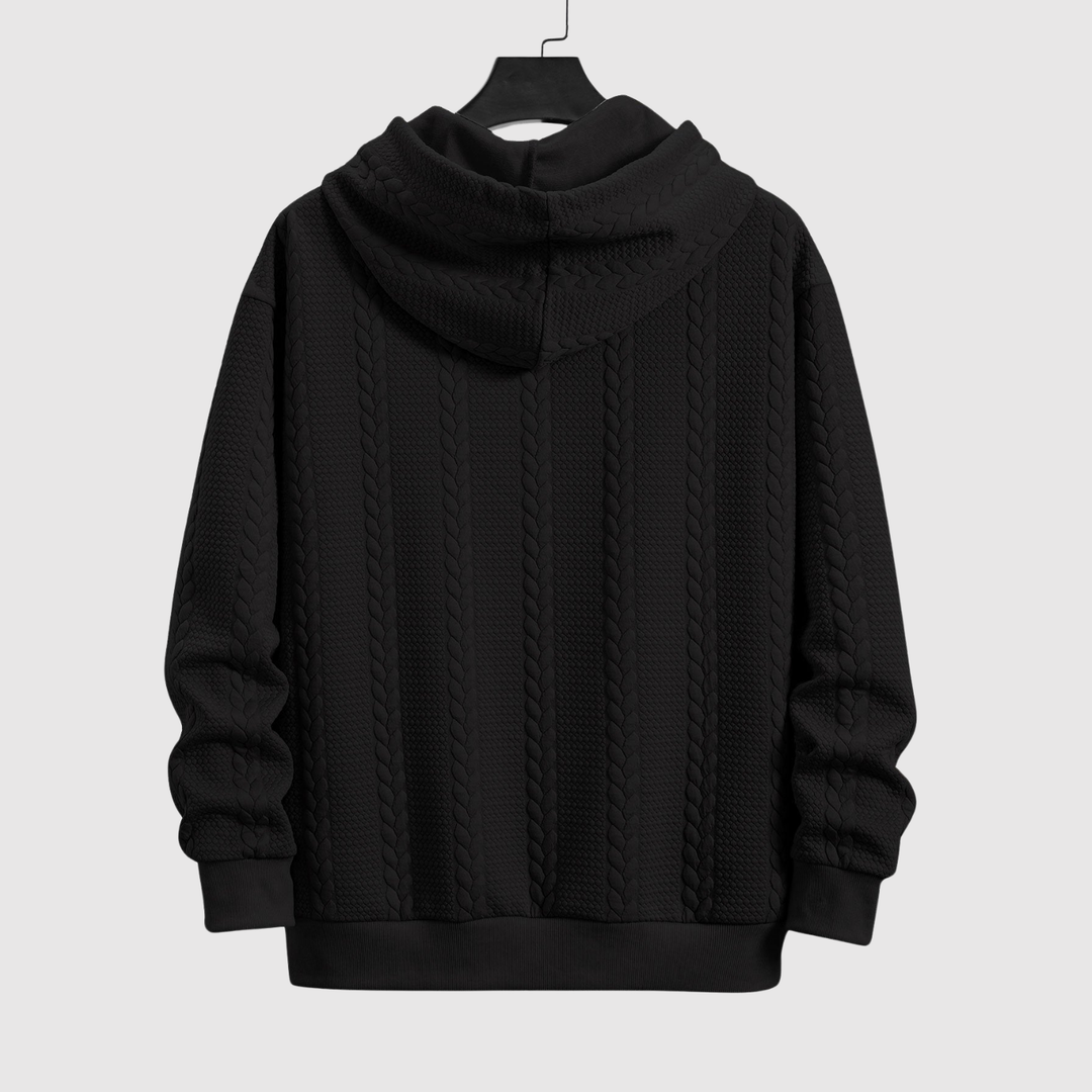 Klaus – Hoodie ar strukturētu adījumu