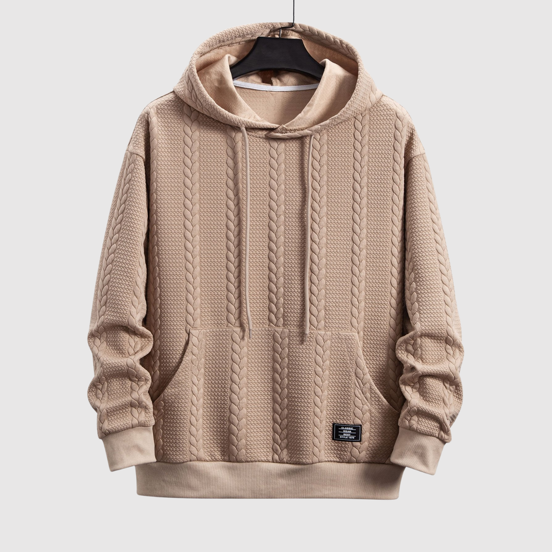 Klaus – Hoodie ar strukturētu adījumu