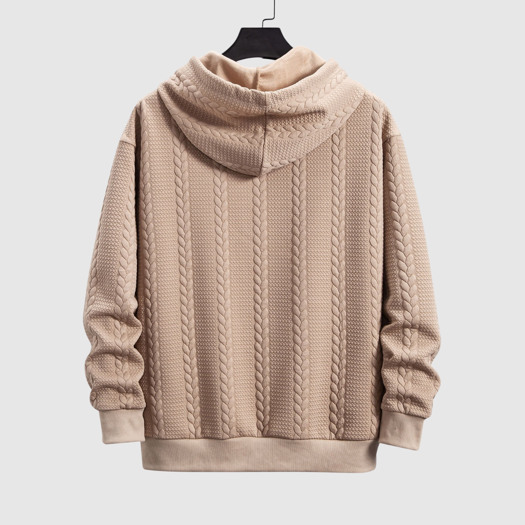 Klaus – Hoodie ar strukturētu adījumu