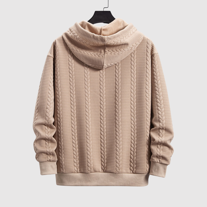 Klaus – Hoodie ar strukturētu adījumu