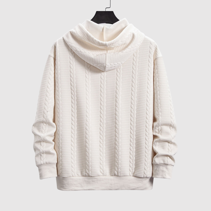 Klaus – Hoodie ar strukturētu adījumu