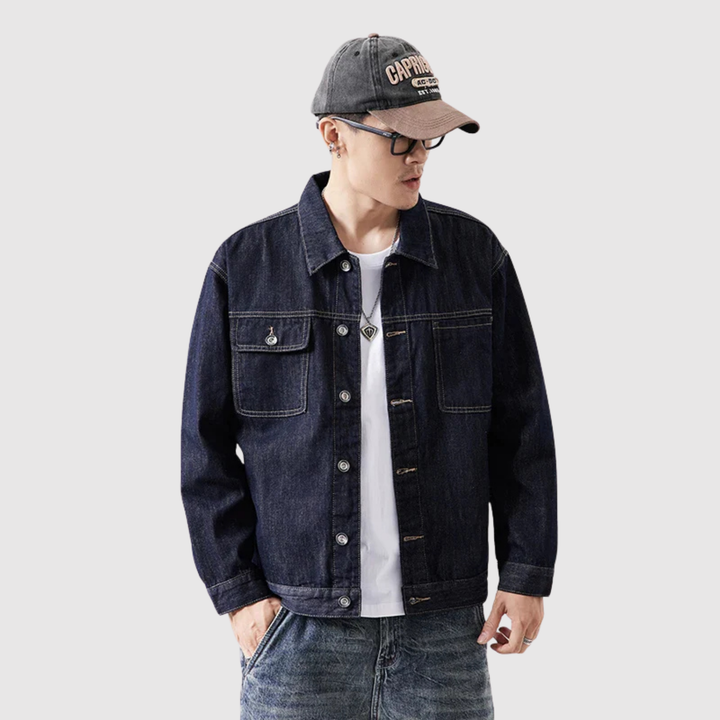 Søren – Mantojuma trucker jaka no twill auduma