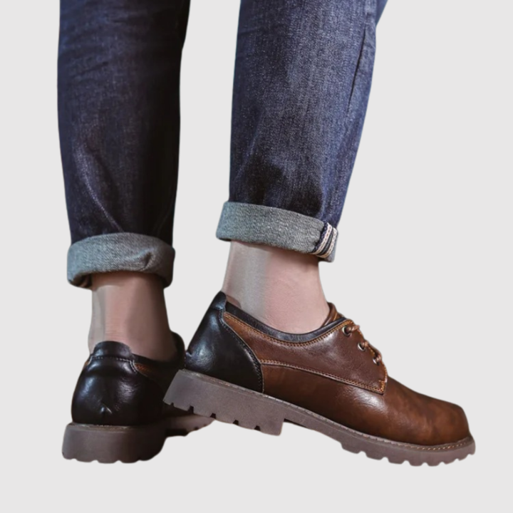 Frederik – Izturīgas vīriešu kurpes no ādas ar rupju zoli