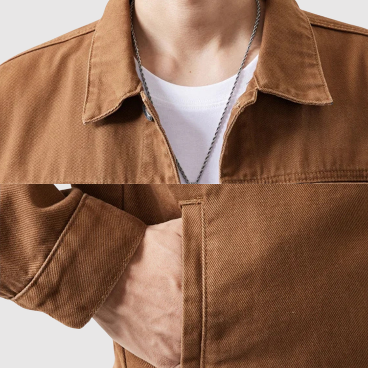 Søren – Mantojuma trucker jaka no twill auduma