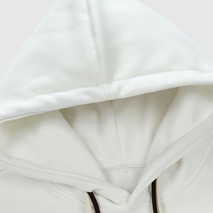 Klaus – Hoodie ar platām kontrastējošām svītrām