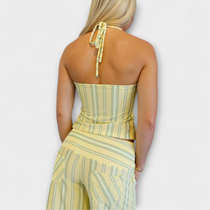 Anastasia - Klasisks svītrains kombinezons