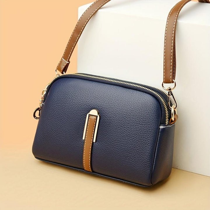 Mila Litchi Ādas Crossbody Soma