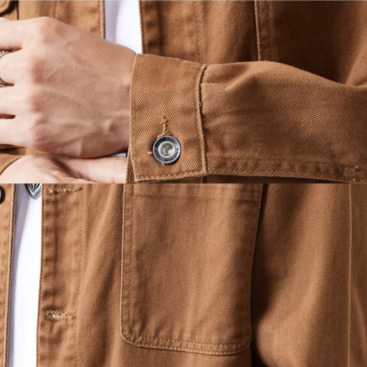 Søren – Mantojuma trucker jaka no twill auduma