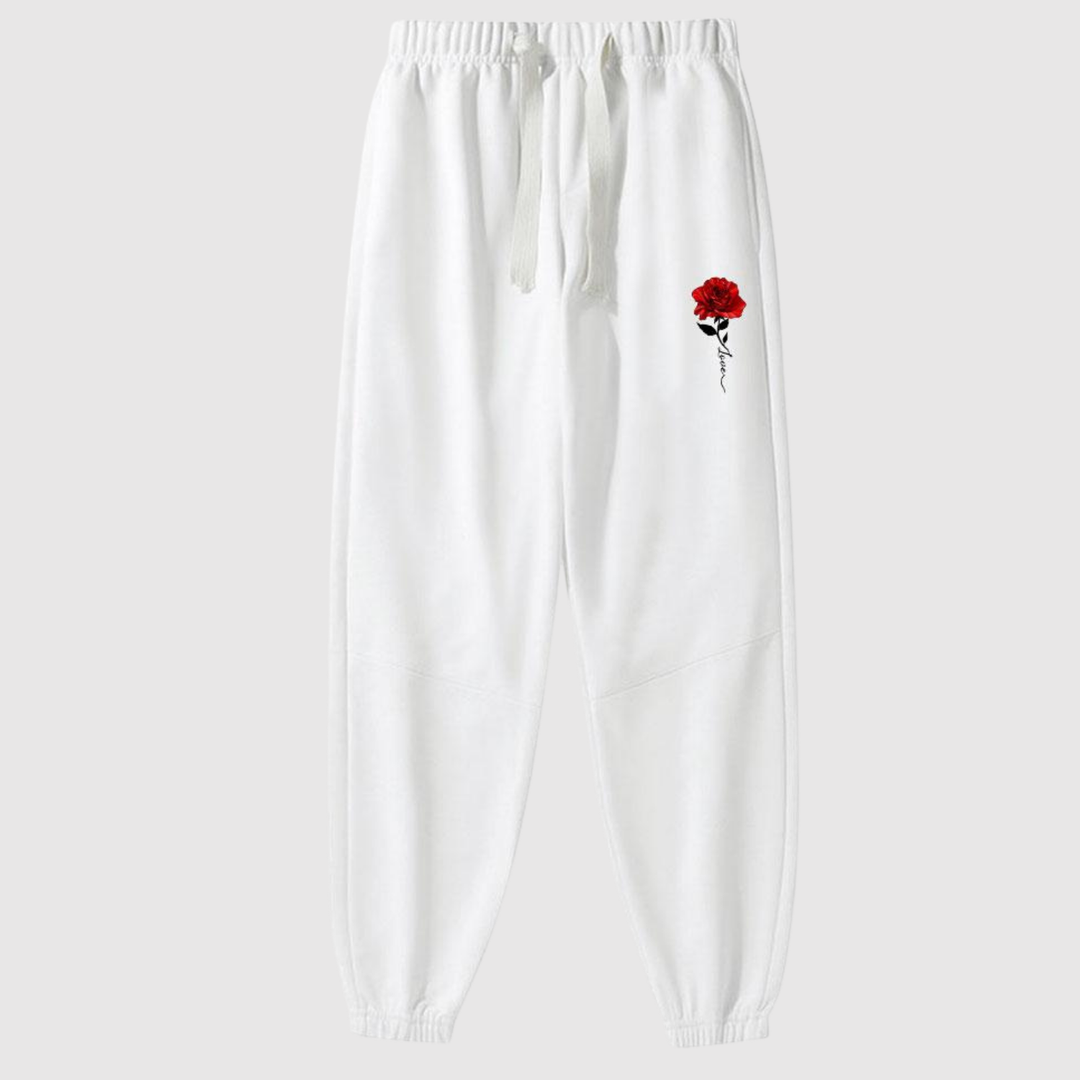 Mikkel – Joggeri ar izšūtu rozīti