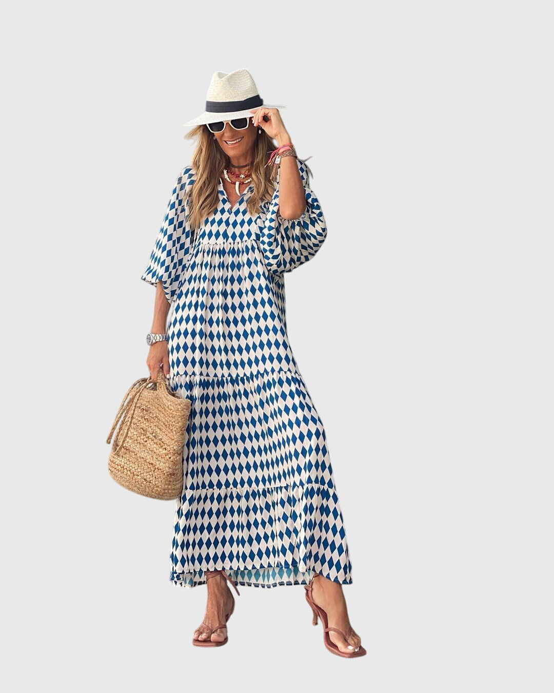 Sarah™ - Boho Maxi Kleita