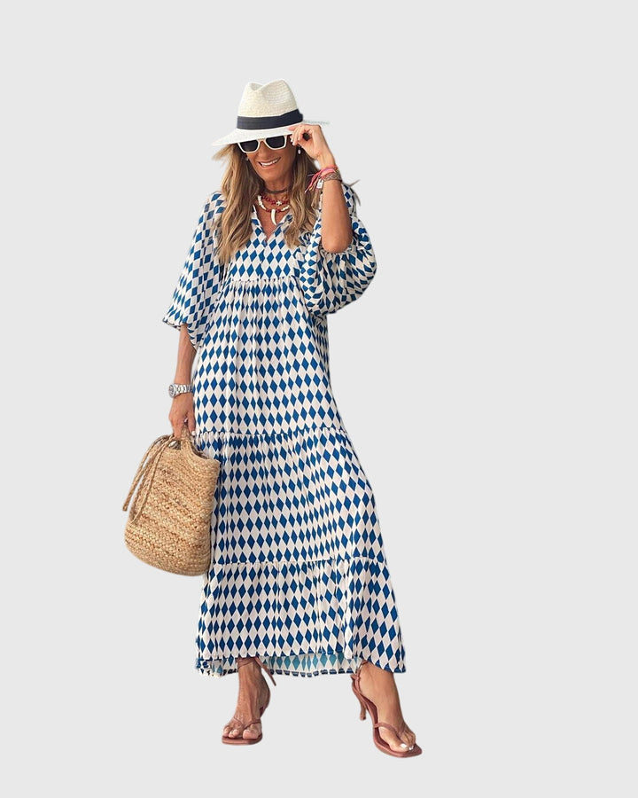 Sarah™ - Boho Maxi Kleita