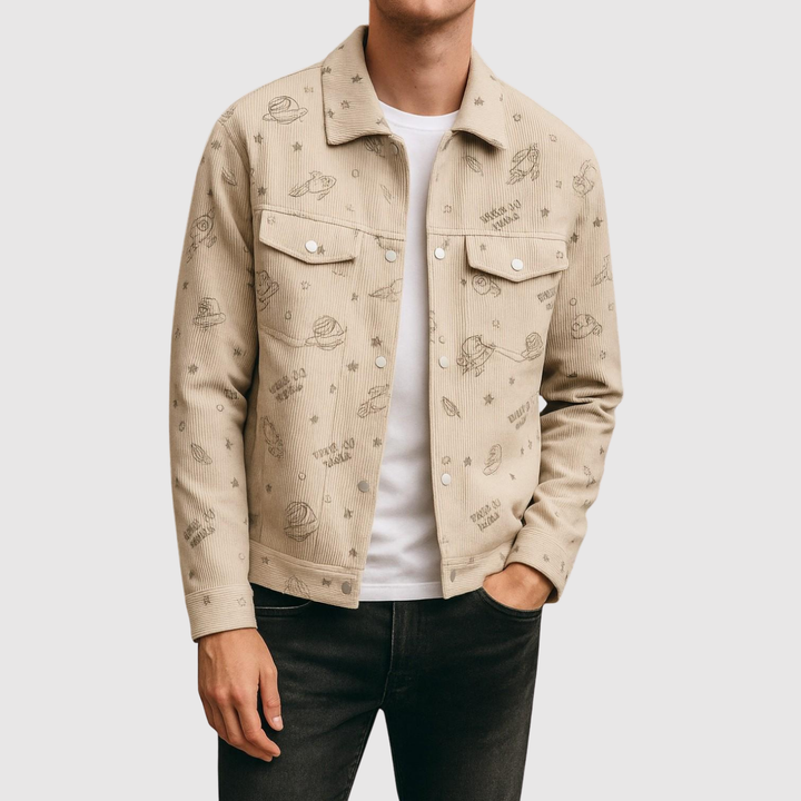 Søren – Cordflōja jaka ar zvaigžņu rakstu