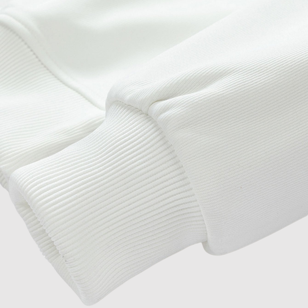 Klaus – Hoodie ar platām kontrastējošām svītrām