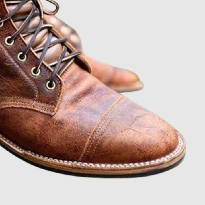 Henrik – Klasiskas Ādas Zābaki Vintage Stilā