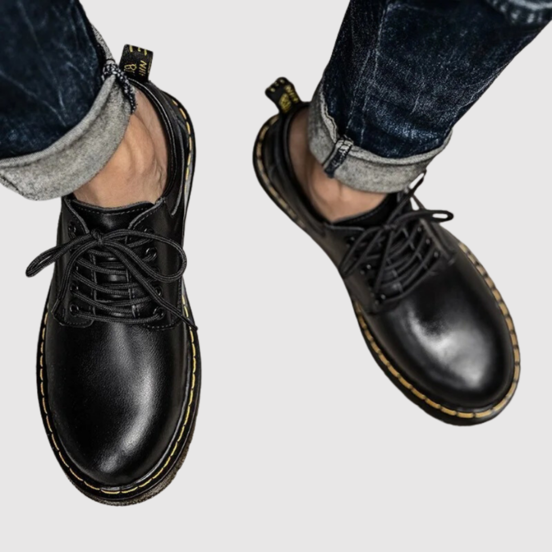 Sigurd – Klasiski ādas apavi ar izturīgu zoli