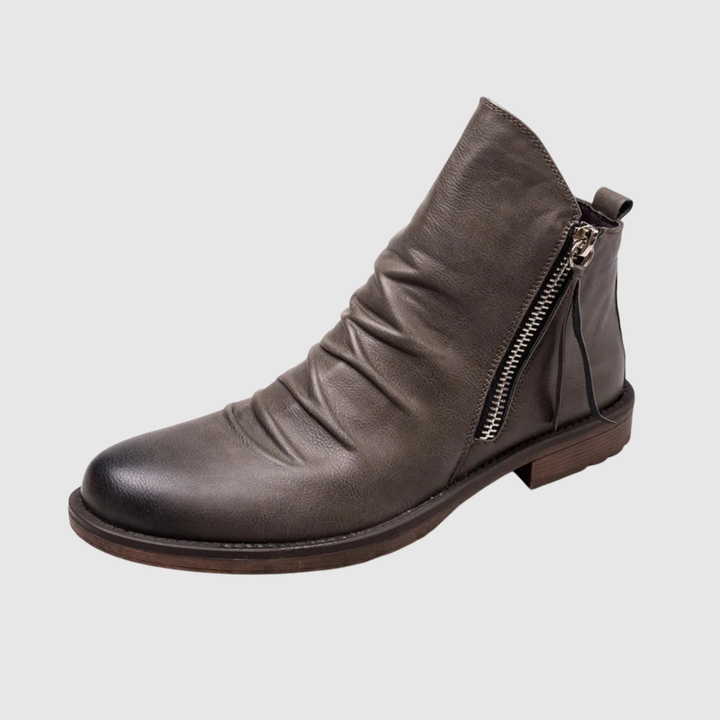 Henrik – Ādas Chelsea Zābaki ar Rāvējslēdzēju