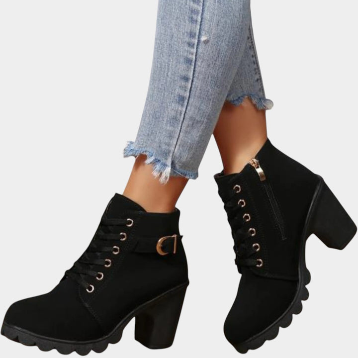 Zanda – Šiki Šņorējami Puszābaki ar Metāla Sprādzi