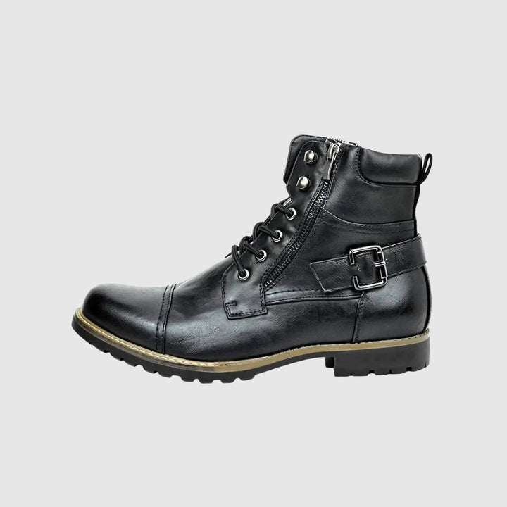 Bjørn - Ādas zābaki ar auklām