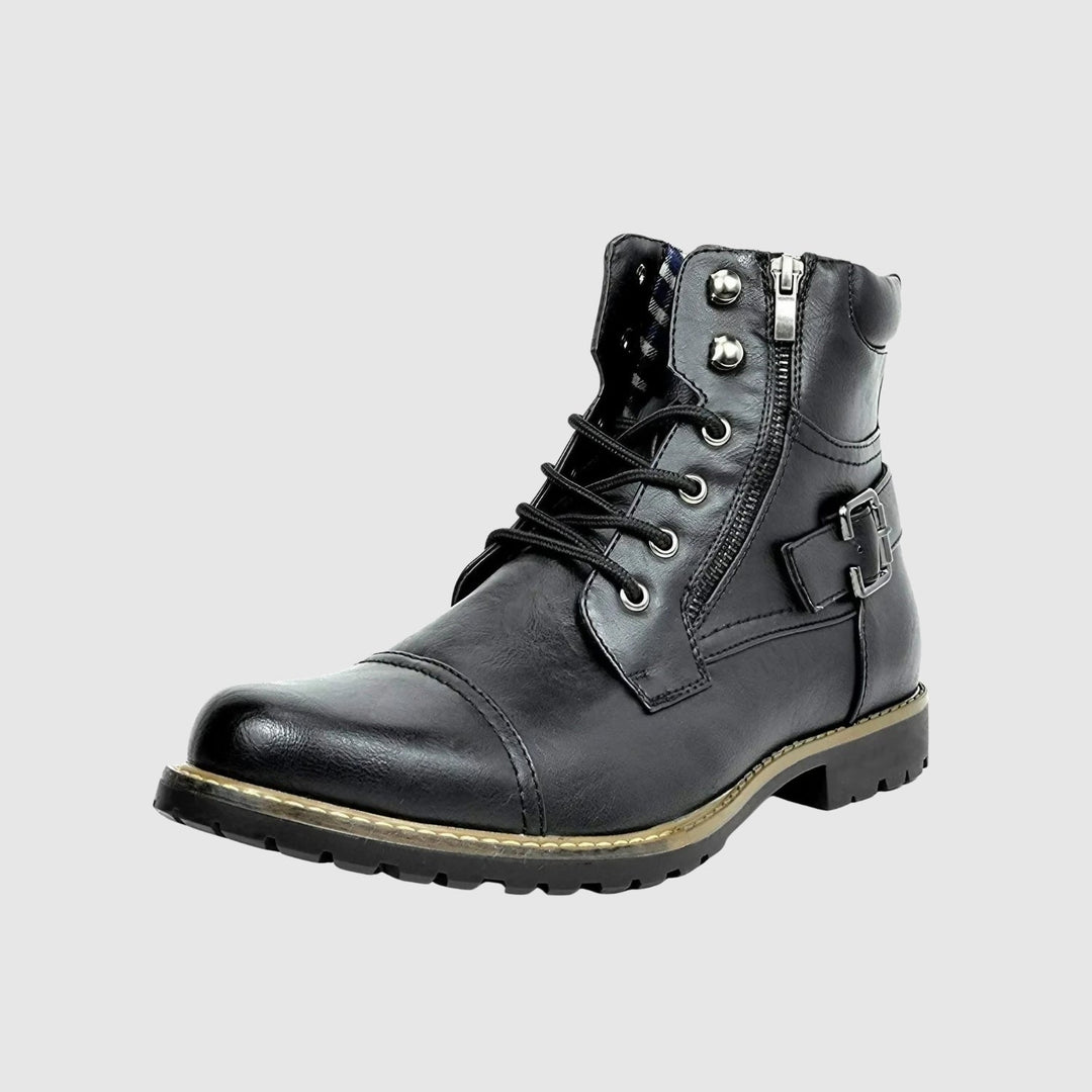 Bjørn - Ādas zābaki ar auklām