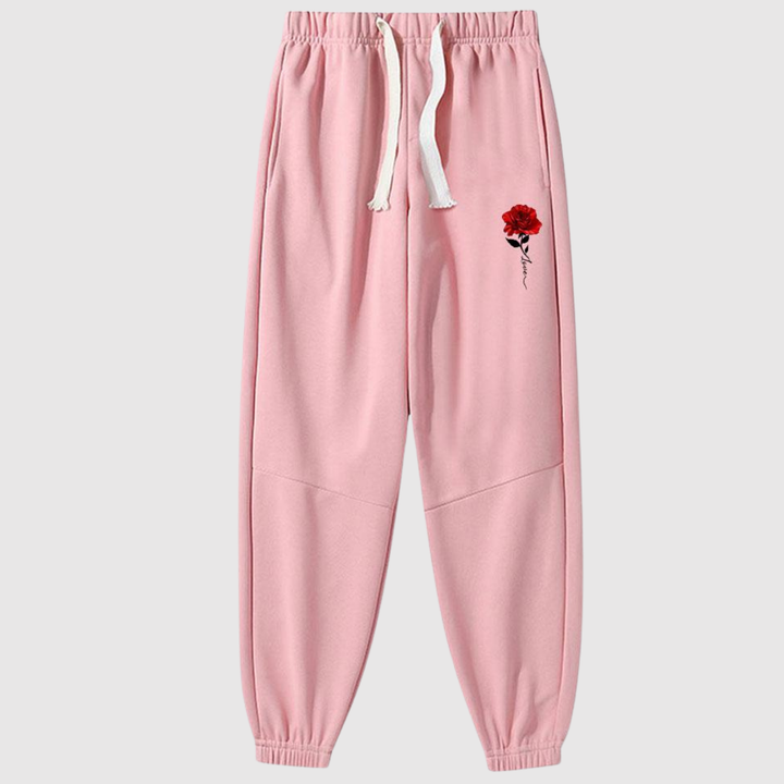 Mikkel – Joggeri ar izšūtu rozīti