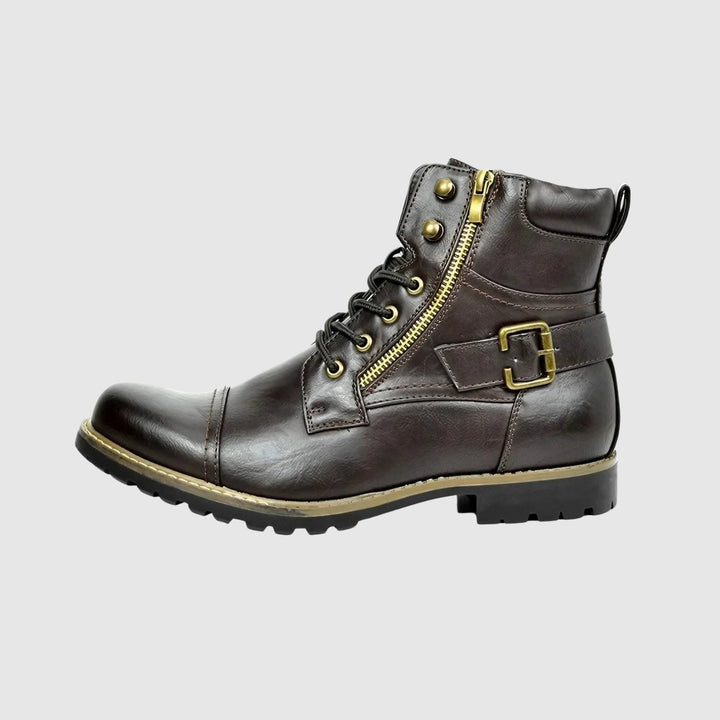 Bjørn - Ādas zābaki ar auklām