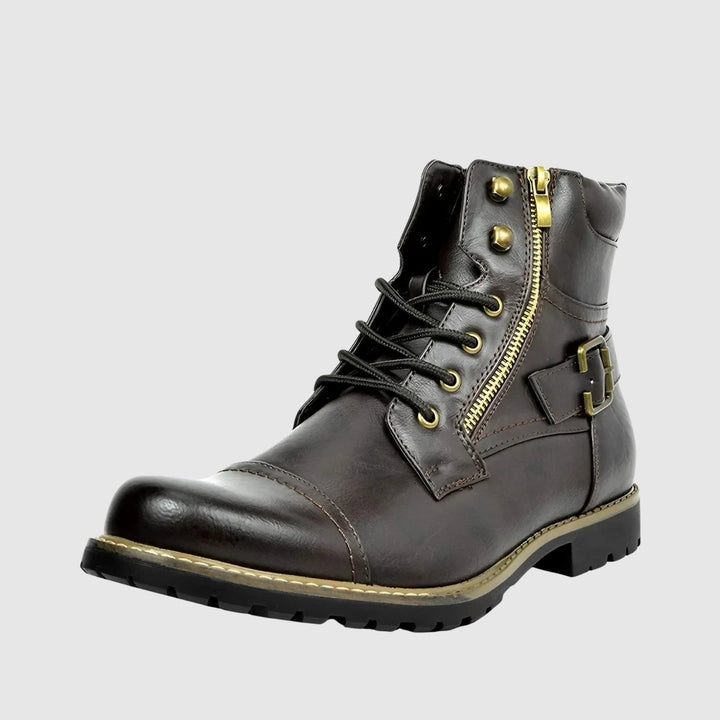 Bjørn - Ādas zābaki ar auklām