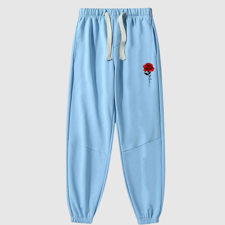 Mikkel – Joggeri ar izšūtu rozīti