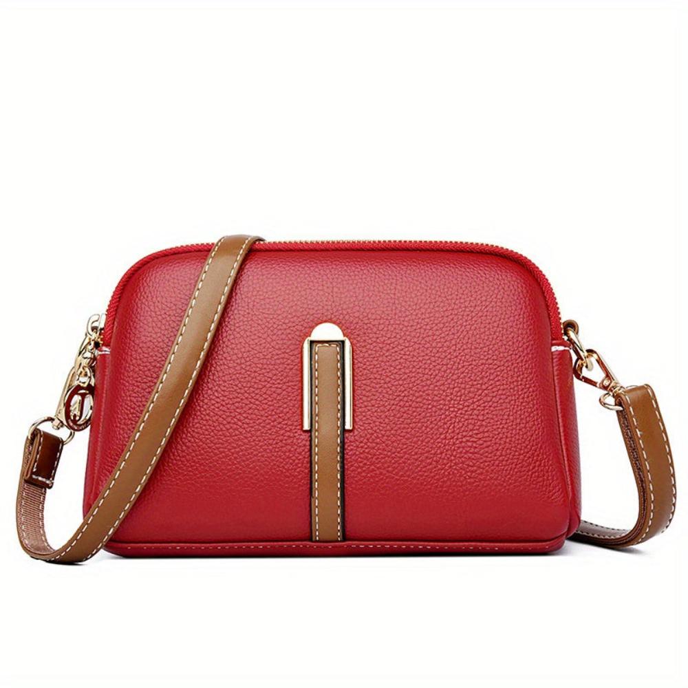Mila Litchi Ādas Crossbody Soma