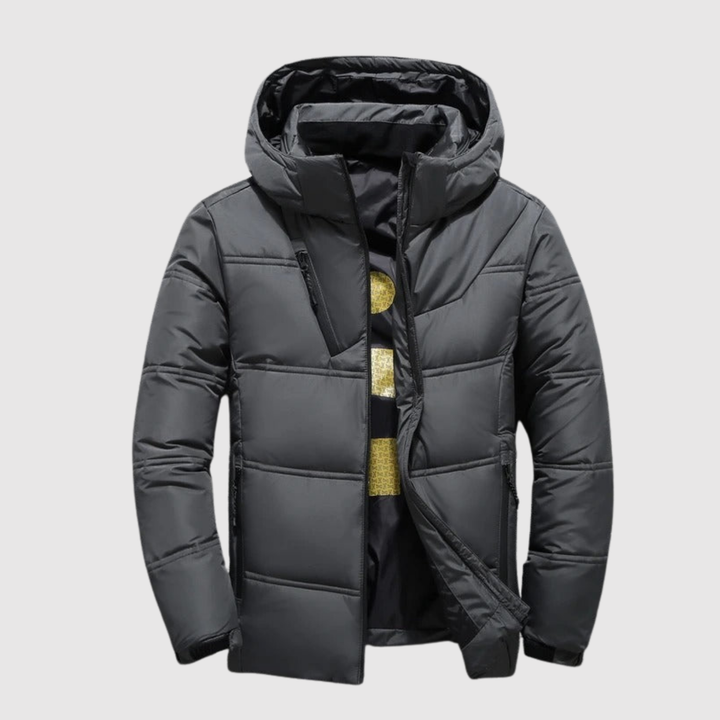 Nikolaj – Polsterēta ziemas jaka ar kapuci