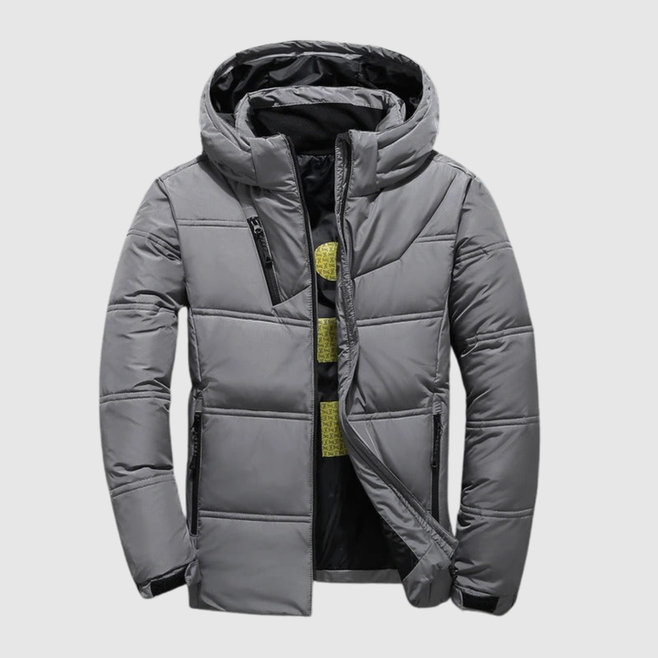 Nikolaj – Polsterēta ziemas jaka ar kapuci