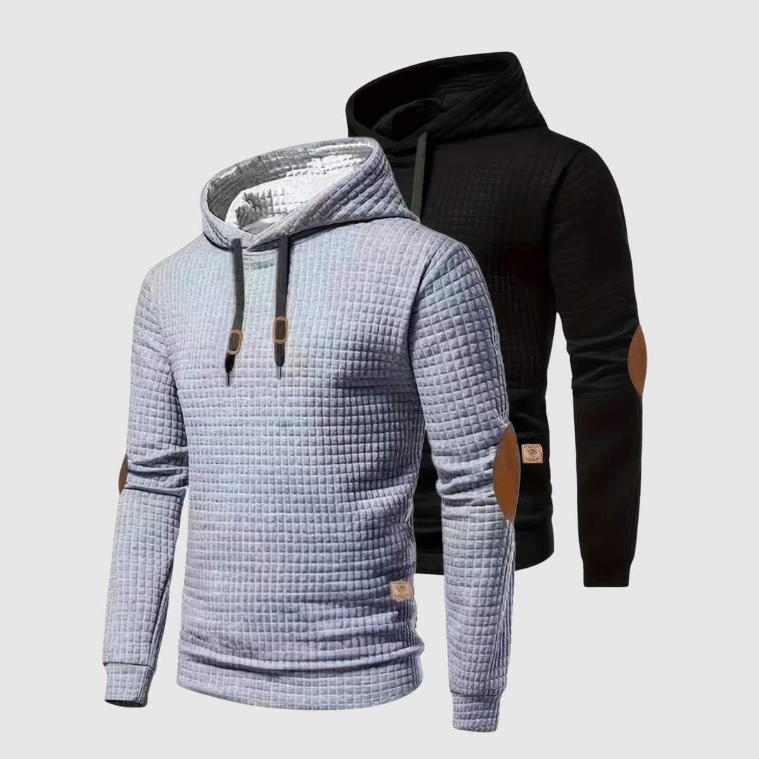 Klaus – Kapuce ar kontrastējošām piedurknēm un sportiskām detaļām