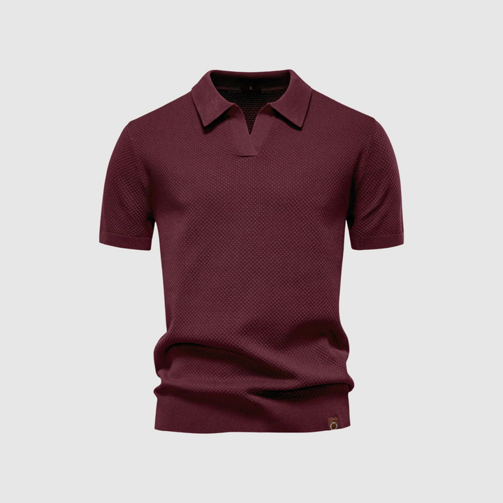 Emils – Strukturēta polo elegantai un ērtiem stiliem