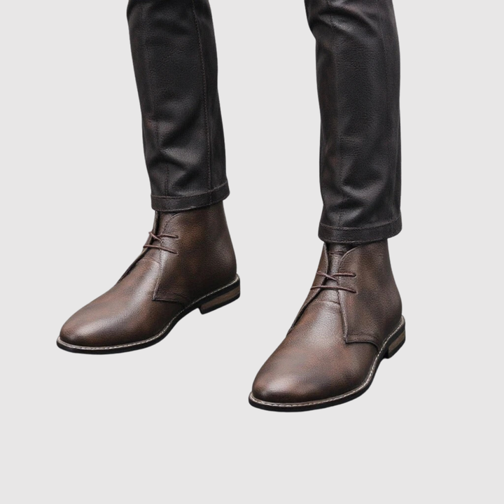 Pēteris - Klasiski Chukka zābaki no ādas