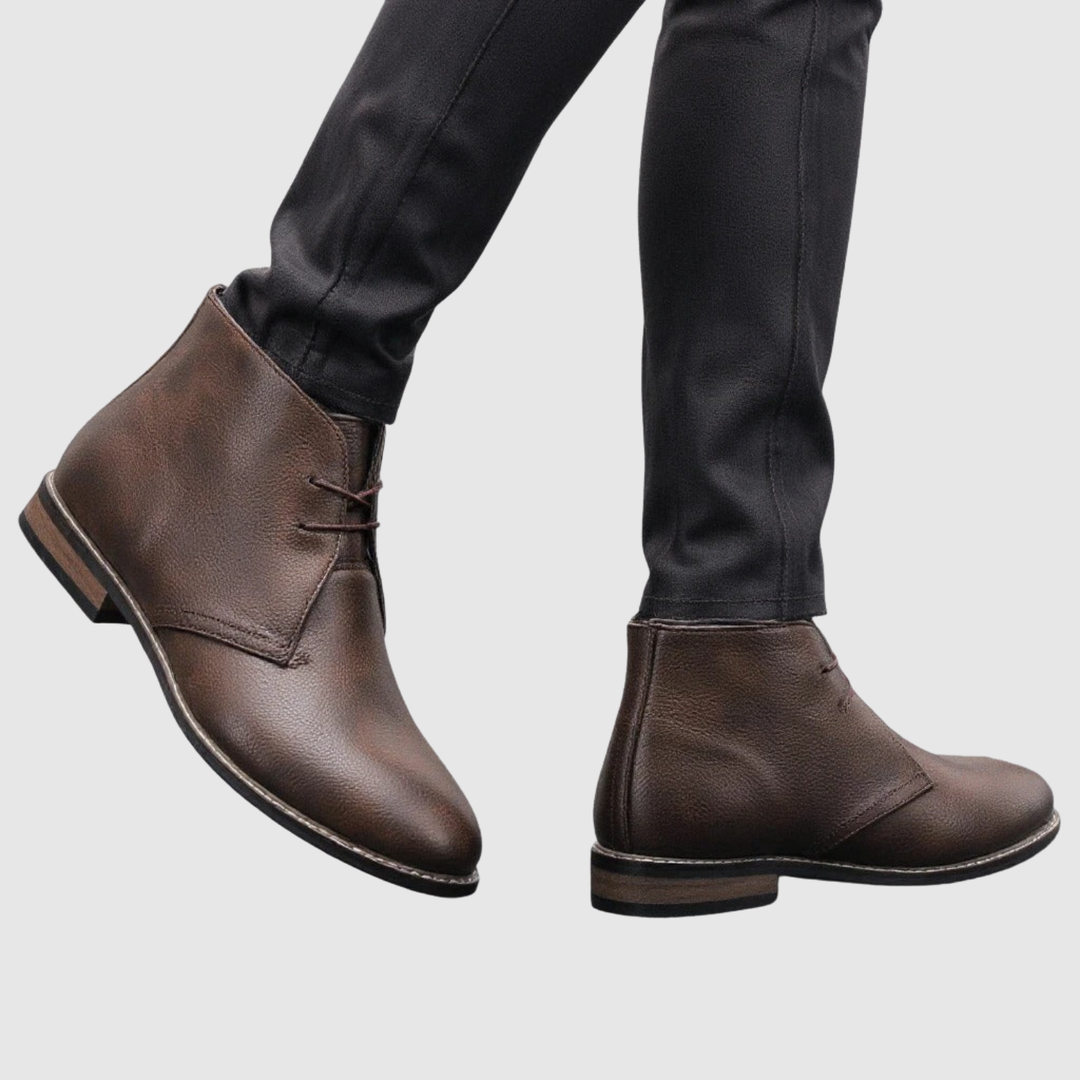 Pēteris - Klasiski Chukka zābaki no ādas