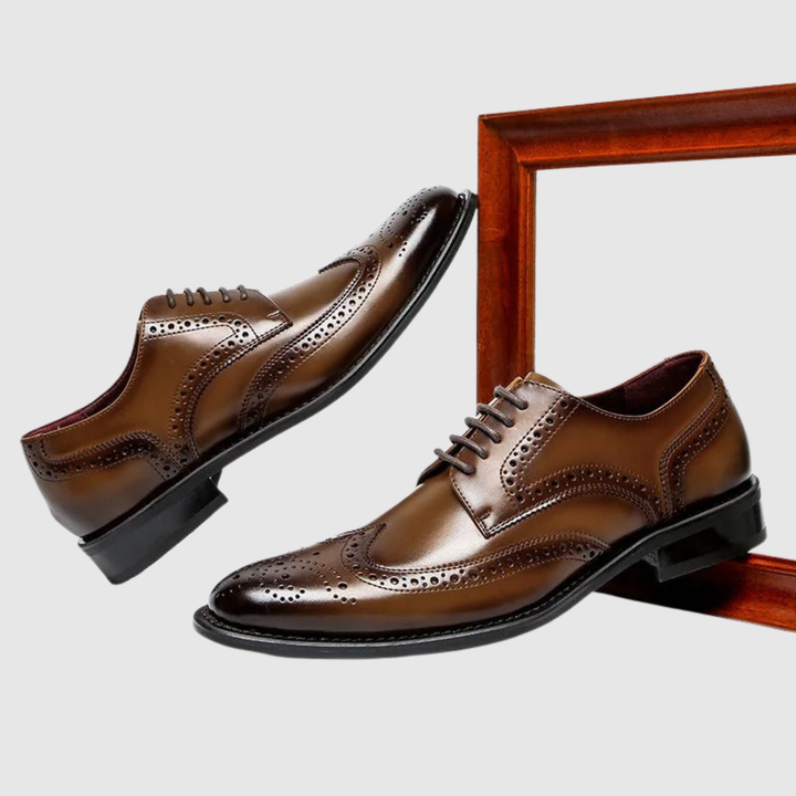 Noah– Klasiskas Oxford vīriešu kurpes ar brogue detaļām