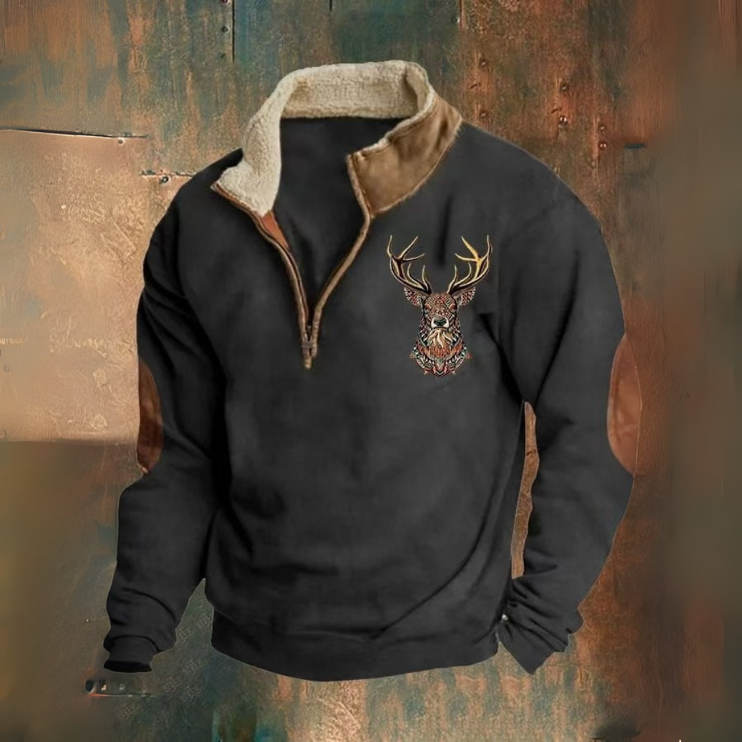 Laurent | Pulovers ar pusi rāvējslēdzēju