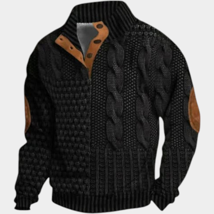 Dāvis – Vintage printa džemperis