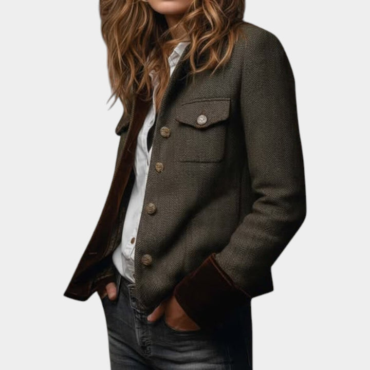 Līga – Vintage zvejas raksta žakete