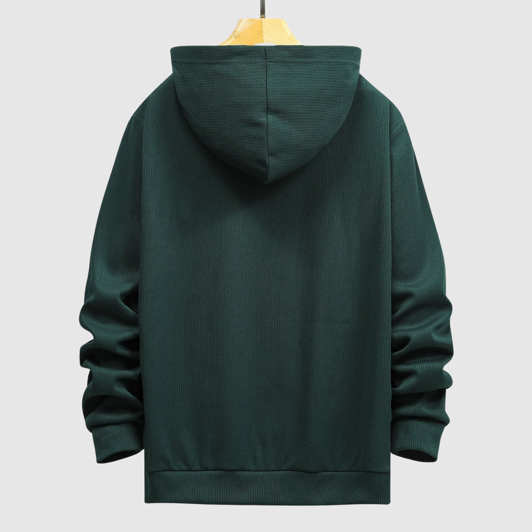 Klaus – Klasiska kapuce strukturētā adījumā