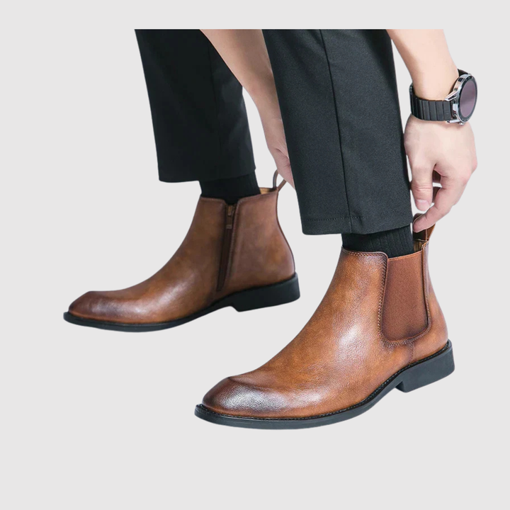 Henrik – Čelsijas ādas zābaki mūžīgā dizainā