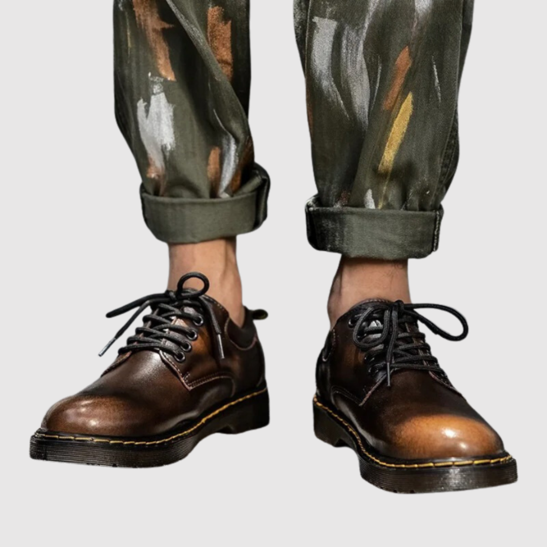 Sigurd – Klasiski ādas apavi ar izturīgu zoli