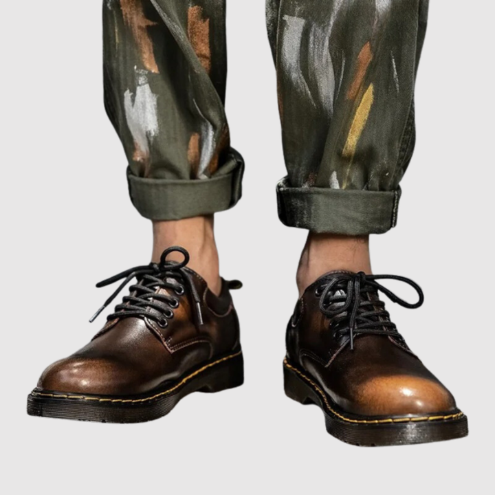 Sigurd – Klasiski ādas apavi ar izturīgu zoli